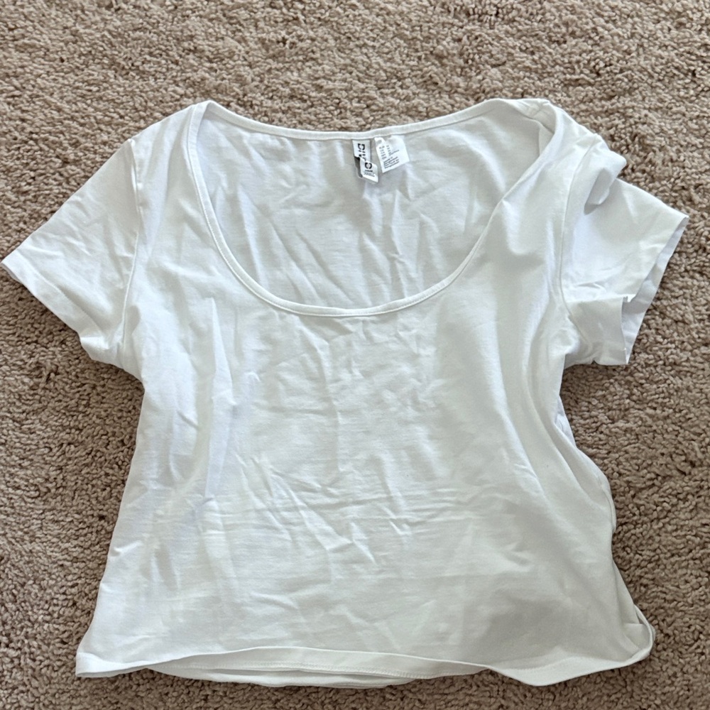 Divided White Short Sleeve Tee